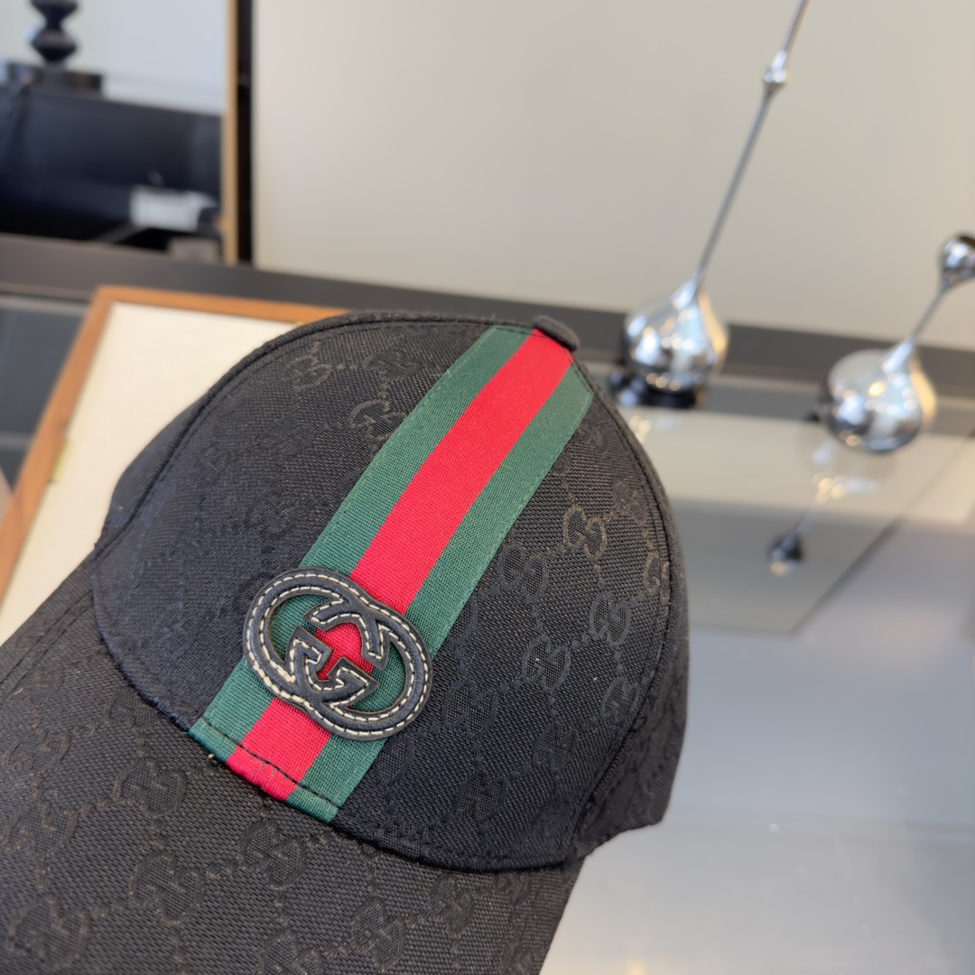 PGucci古奇新款鸭舌帽，头围57cm