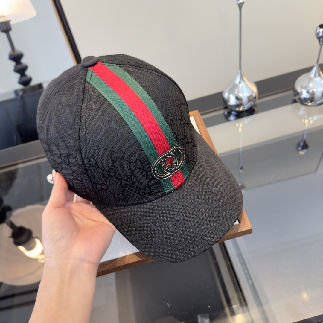 PGucci古奇新款鸭舌帽，头围57cm