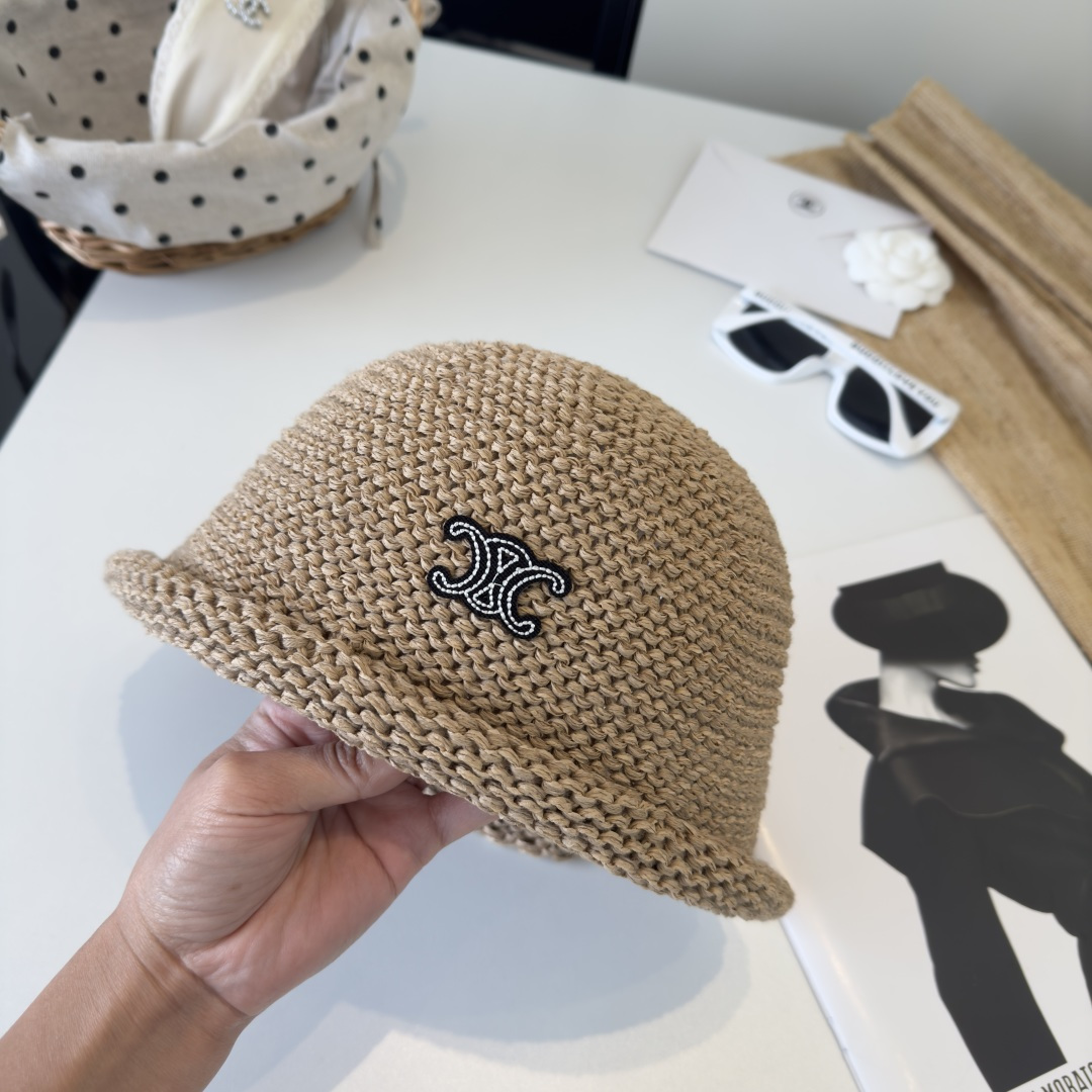 PCeline赛琳新款针织渔夫帽，夏季百搭！