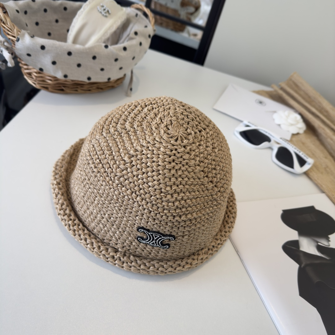 PCeline赛琳新款针织渔夫帽，夏季百搭！