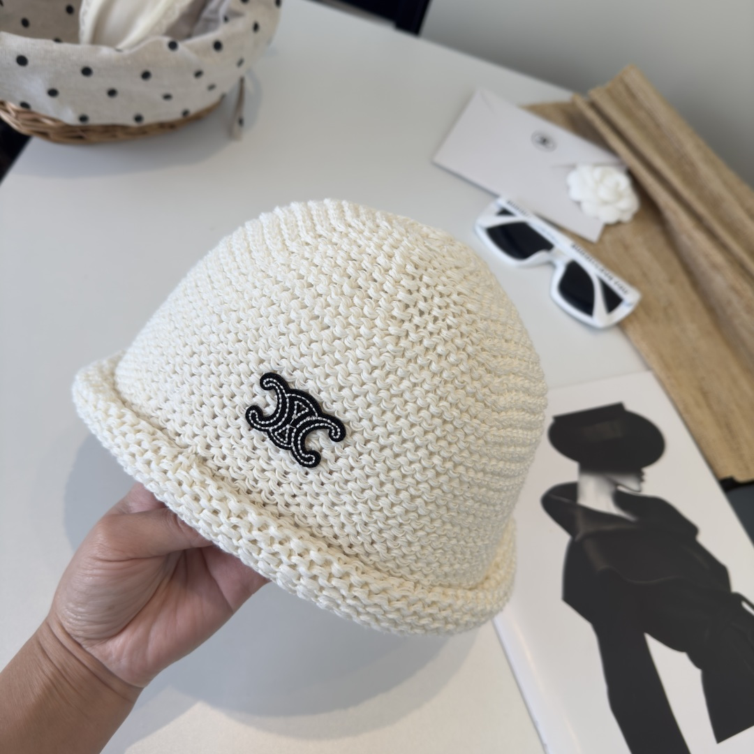PCeline赛琳新款针织渔夫帽，夏季百搭！