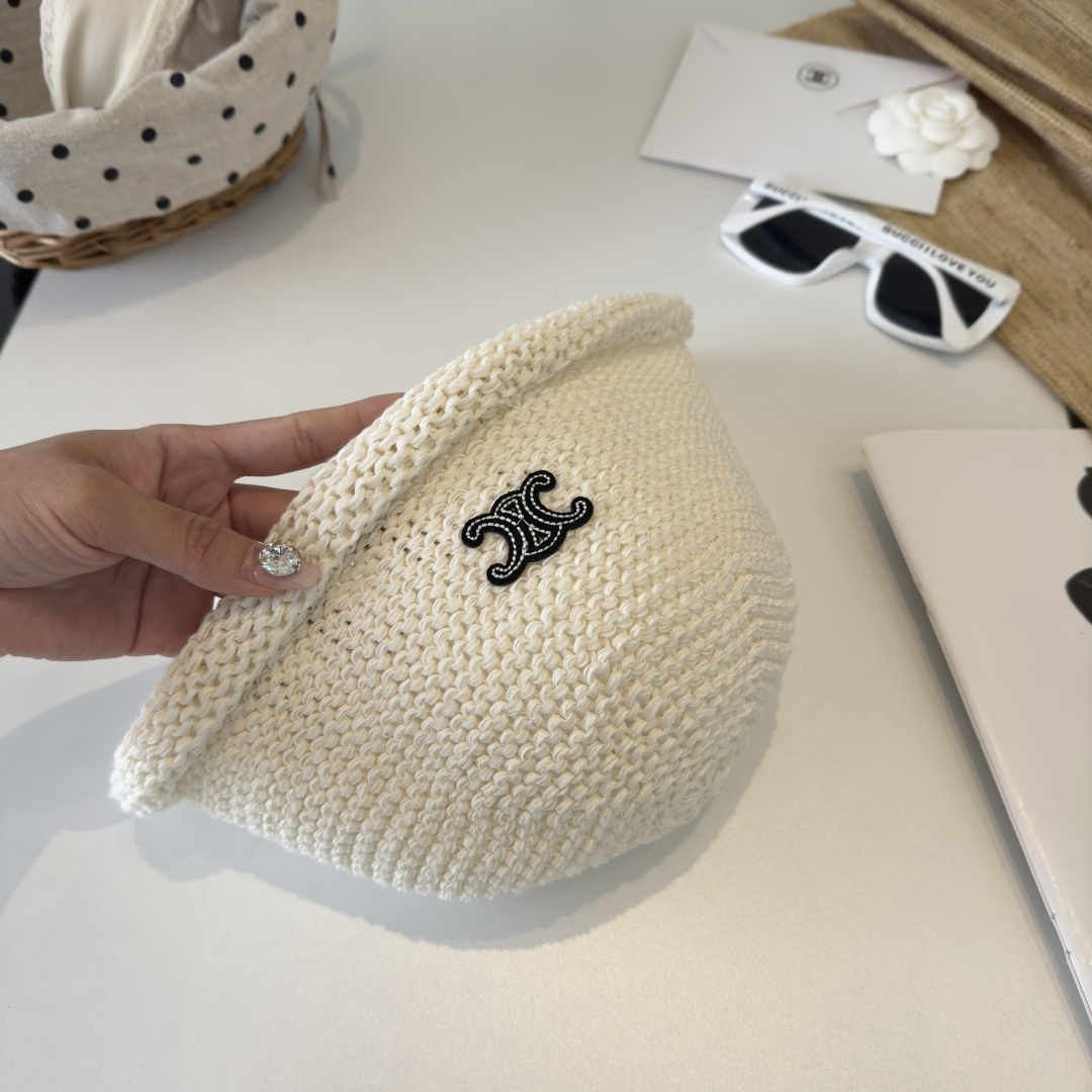 PCeline赛琳新款针织渔夫帽，夏季百搭！