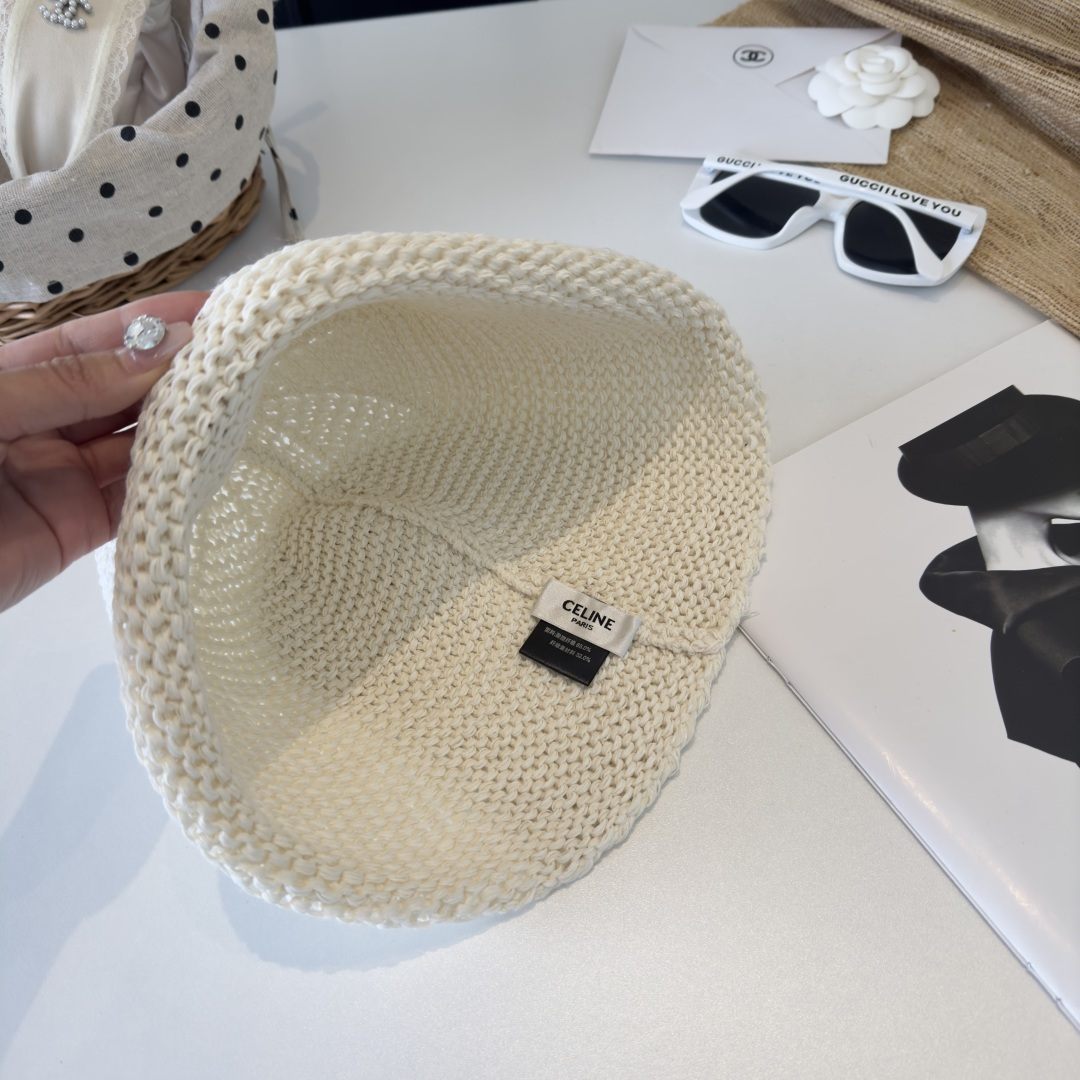 PCeline赛琳新款针织渔夫帽，夏季百搭！