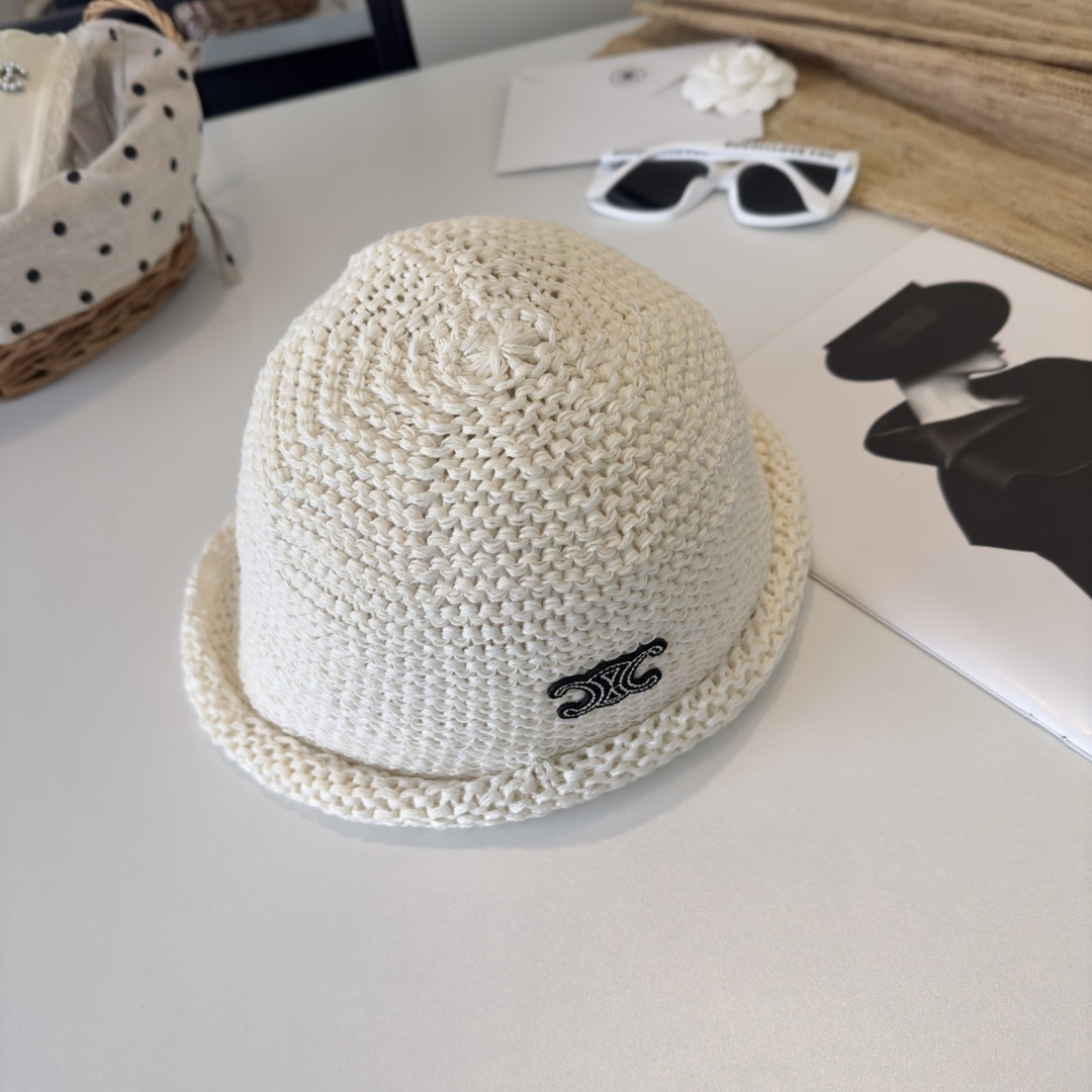 PCeline赛琳新款针织渔夫帽，夏季百搭！