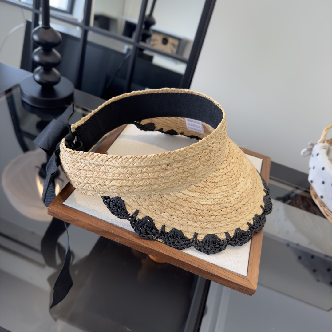 PGucci古奇新款草编空顶遮阳帽，夏日必备！