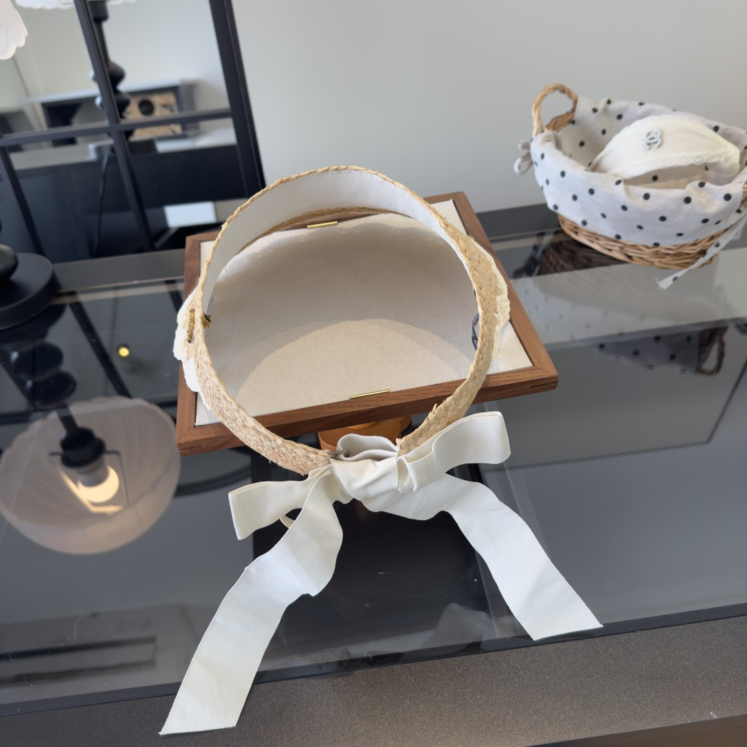 PGucci古奇新款草编空顶遮阳帽，夏日必备！