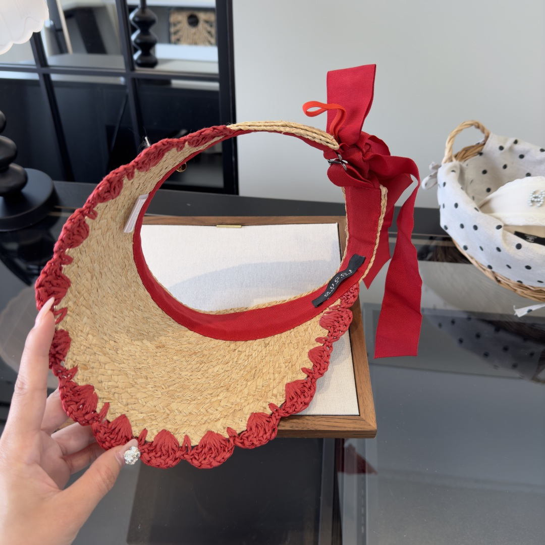 PGucci古奇新款草编空顶遮阳帽，夏日必备！