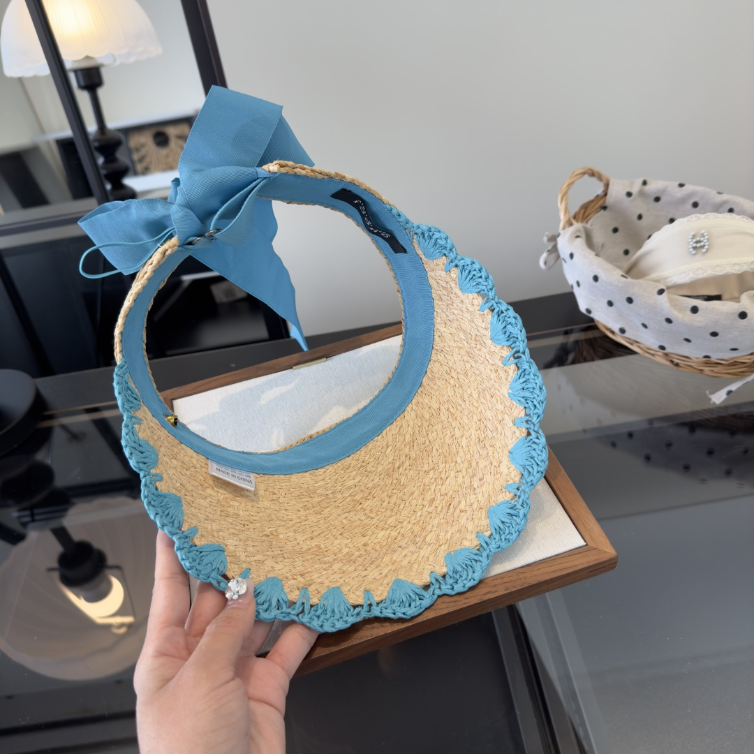 PGucci古奇新款草编空顶遮阳帽，夏日必备！