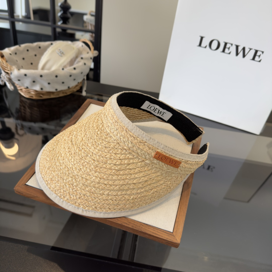 P罗意威新款草编空顶遮阳帽👒，夏日必备！