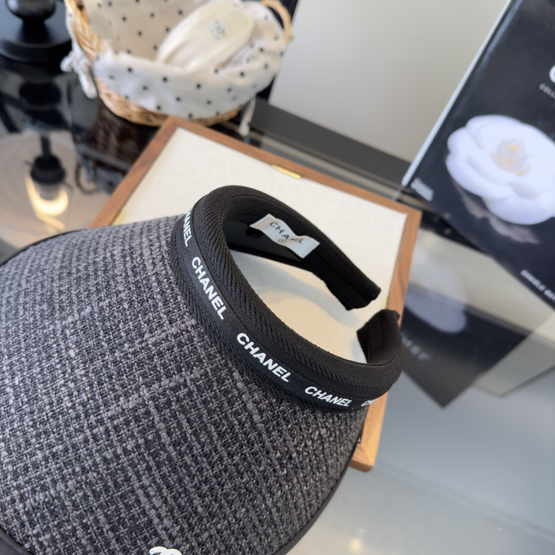 PChanel香奈儿新款空顶遮阳帽，跑量款！