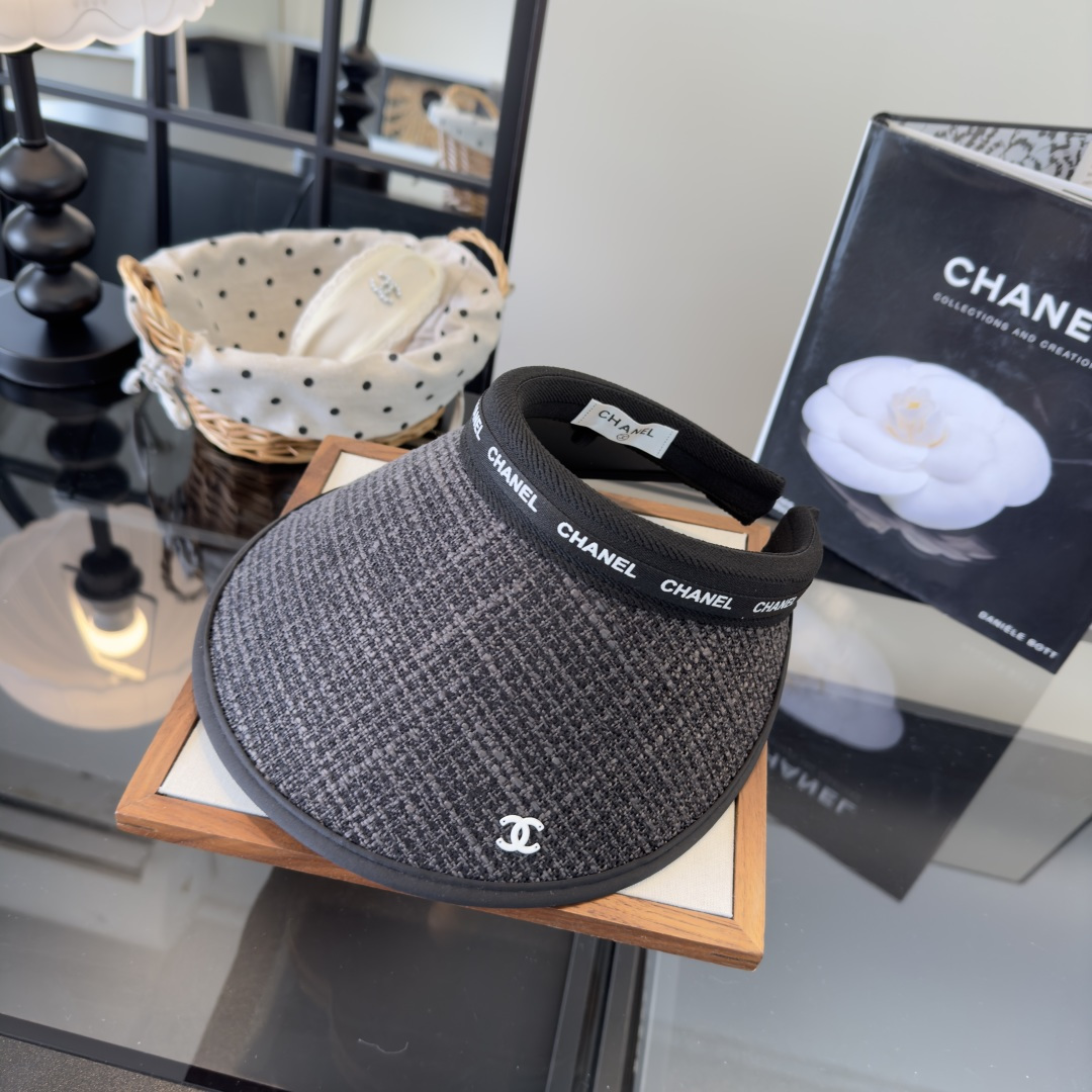 PChanel香奈儿新款空顶遮阳帽，跑量款！