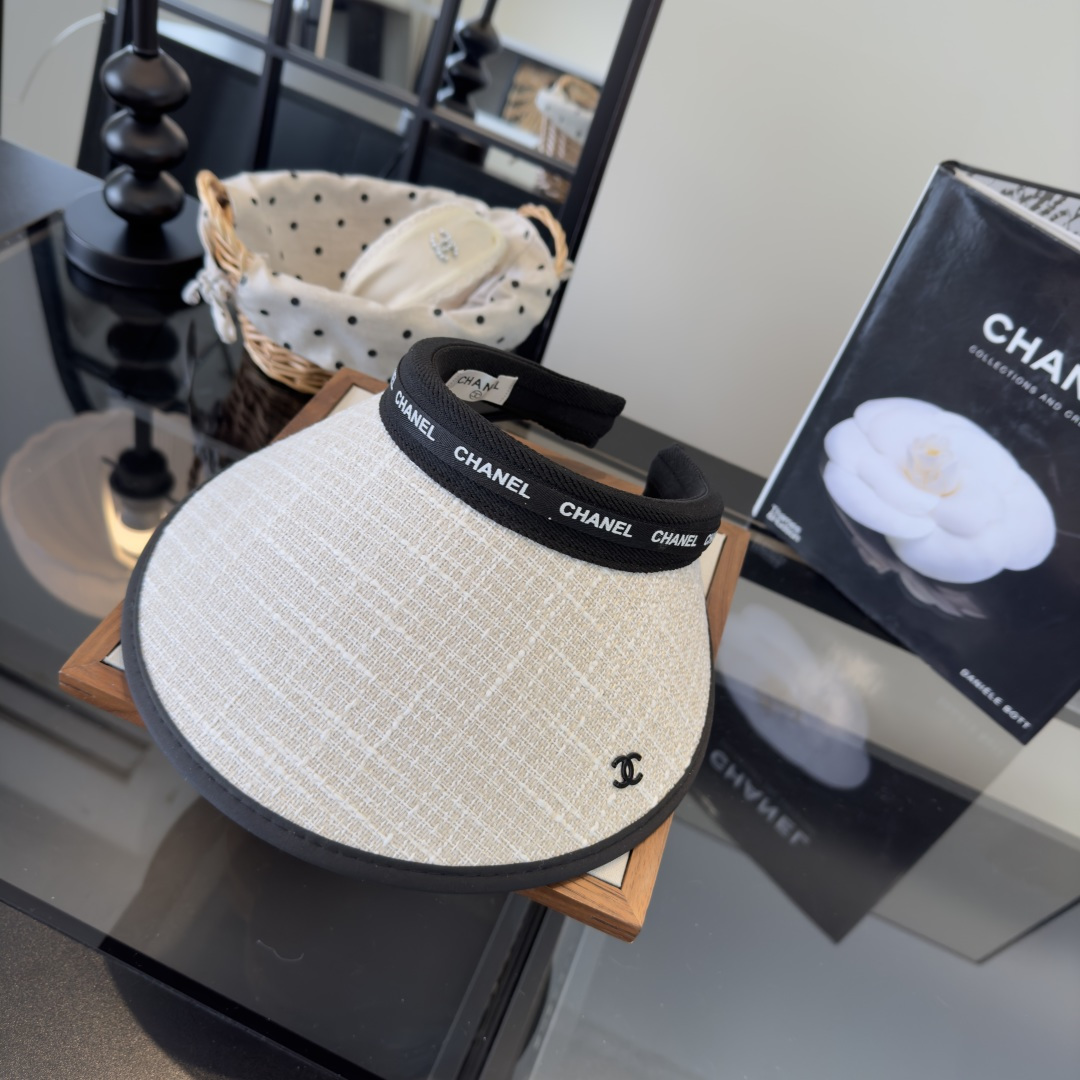 PChanel香奈儿新款空顶遮阳帽，跑量款！