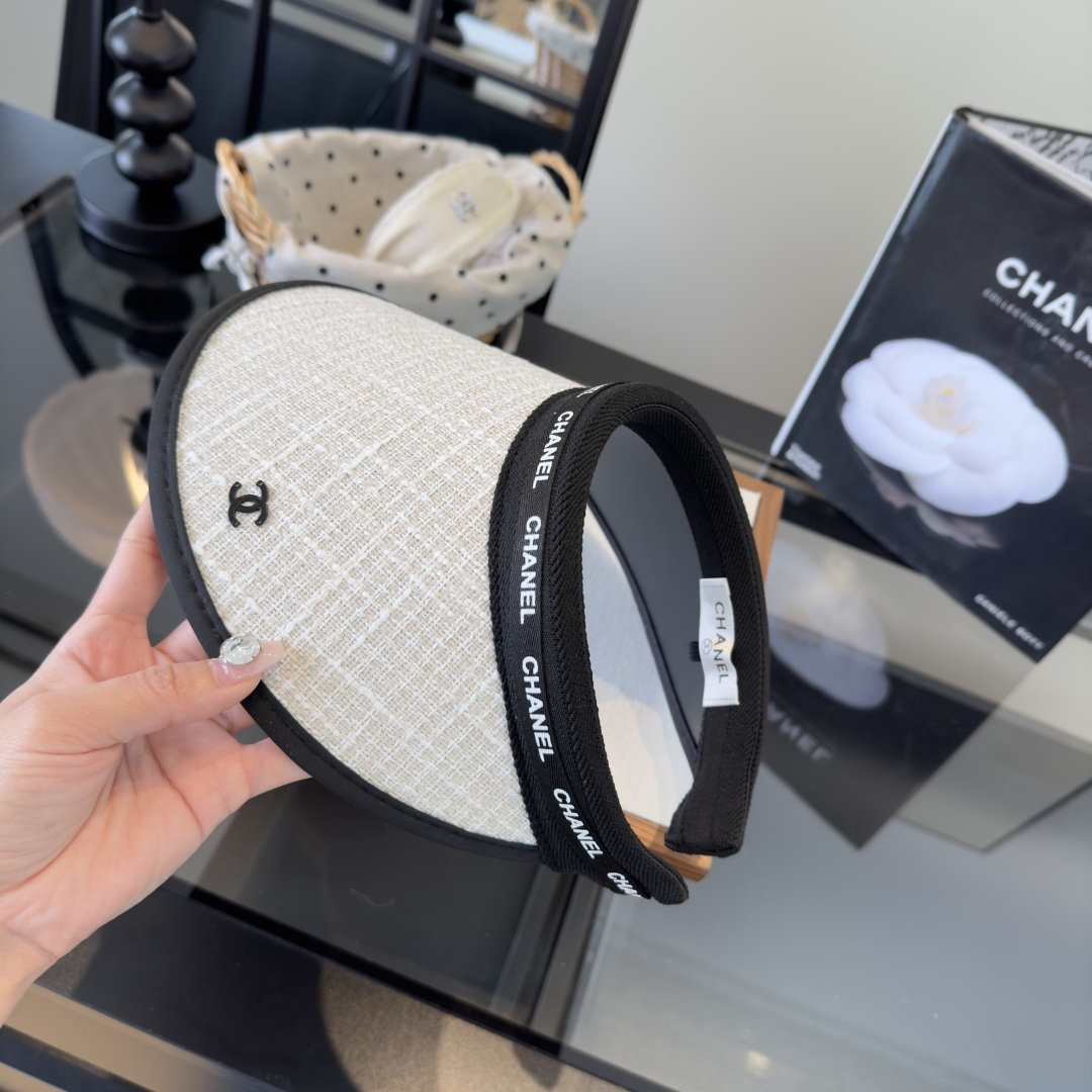 PChanel香奈儿新款空顶遮阳帽，跑量款！