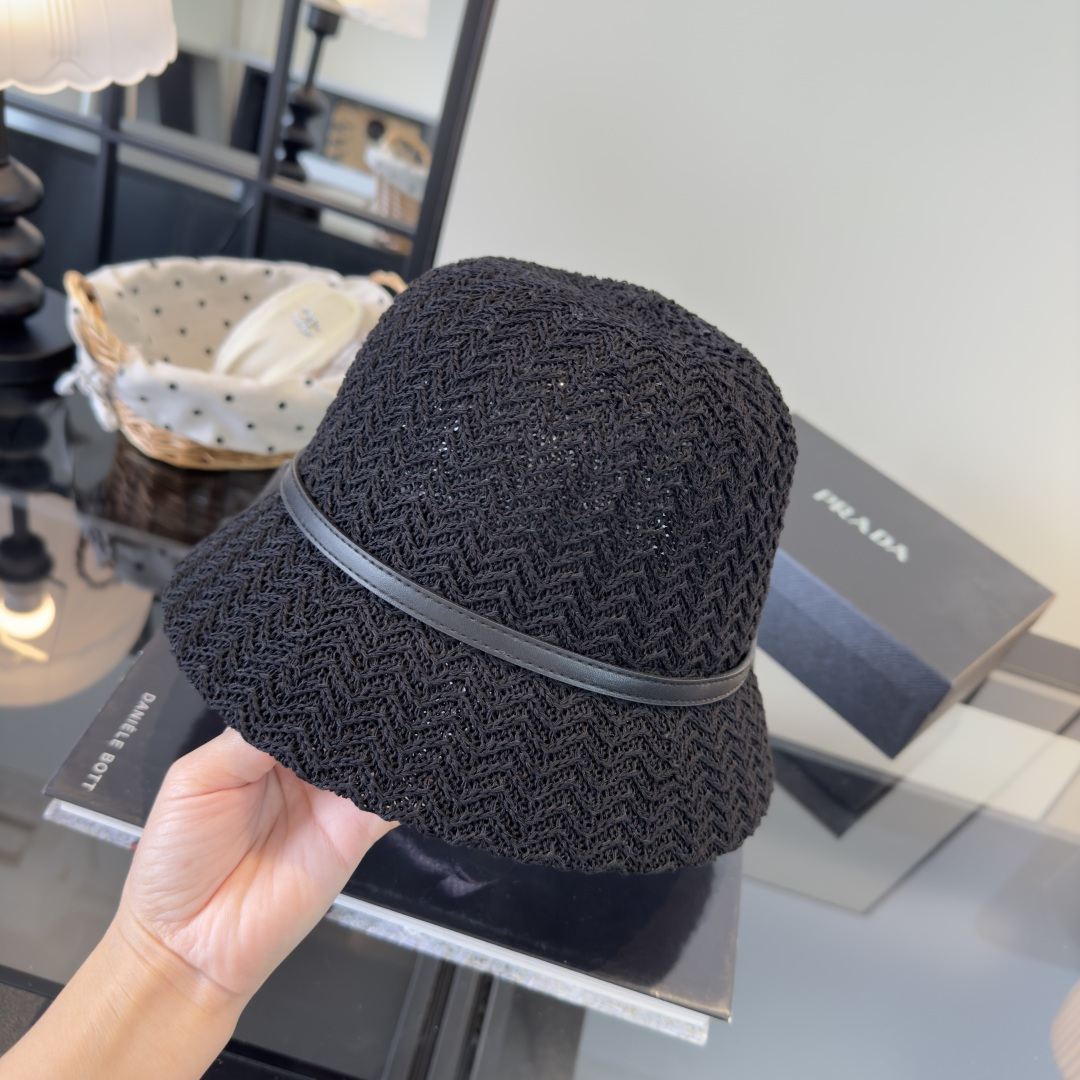 P普拉达新款渔夫帽，可折叠，头围57cm