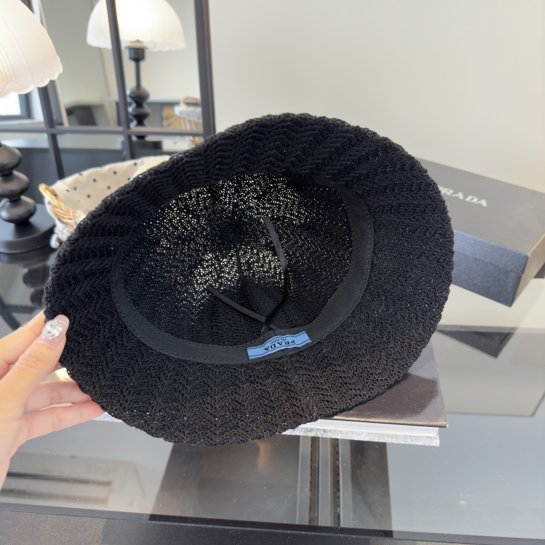 P普拉达新款渔夫帽，可折叠，头围57cm