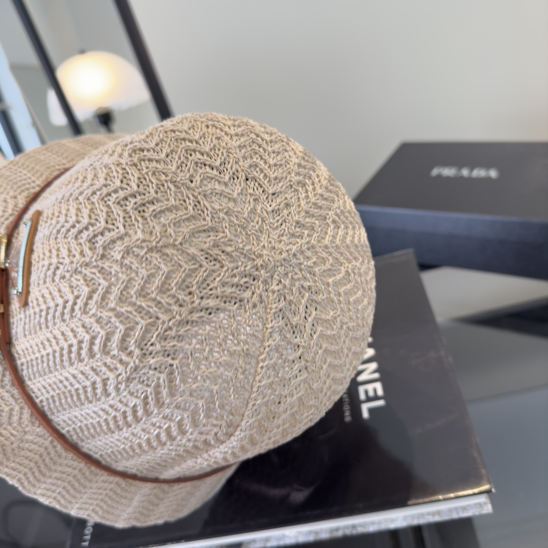 P普拉达新款渔夫帽，可折叠，头围57cm