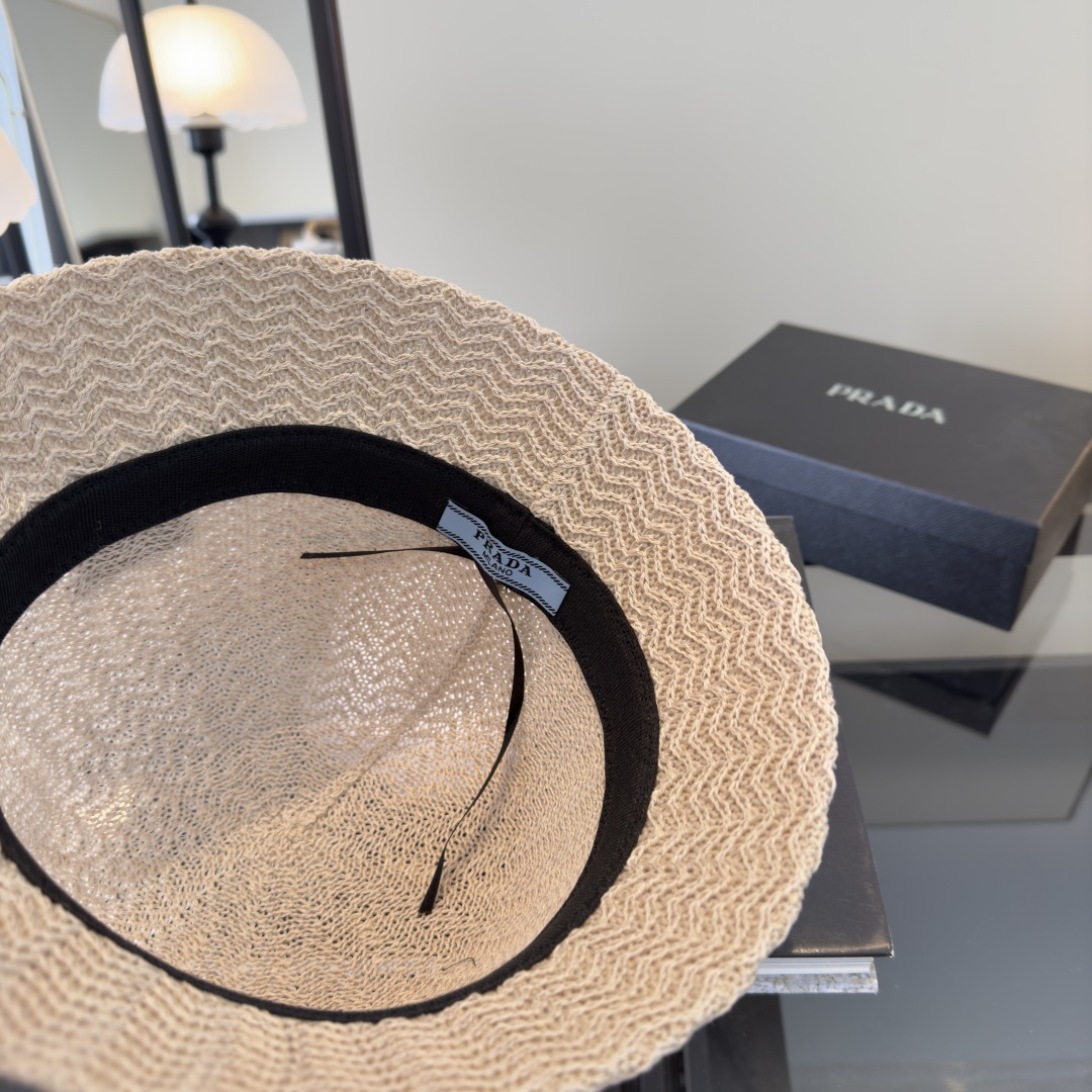 P普拉达新款渔夫帽，可折叠，头围57cm