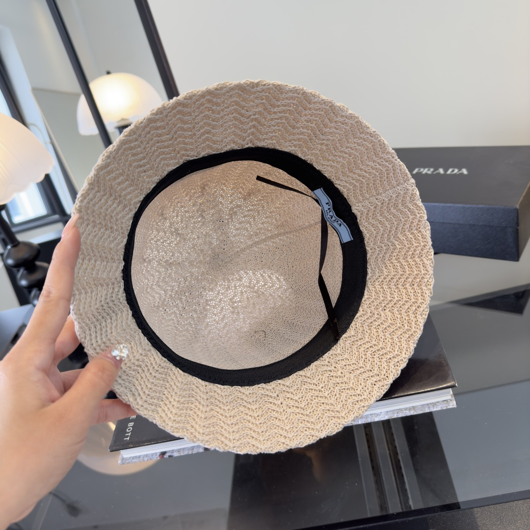 P普拉达新款渔夫帽，可折叠，头围57cm