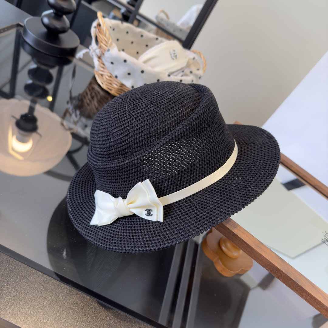 PChanel香奈儿新款蝴蝶结平顶，高端定制，头围57cm