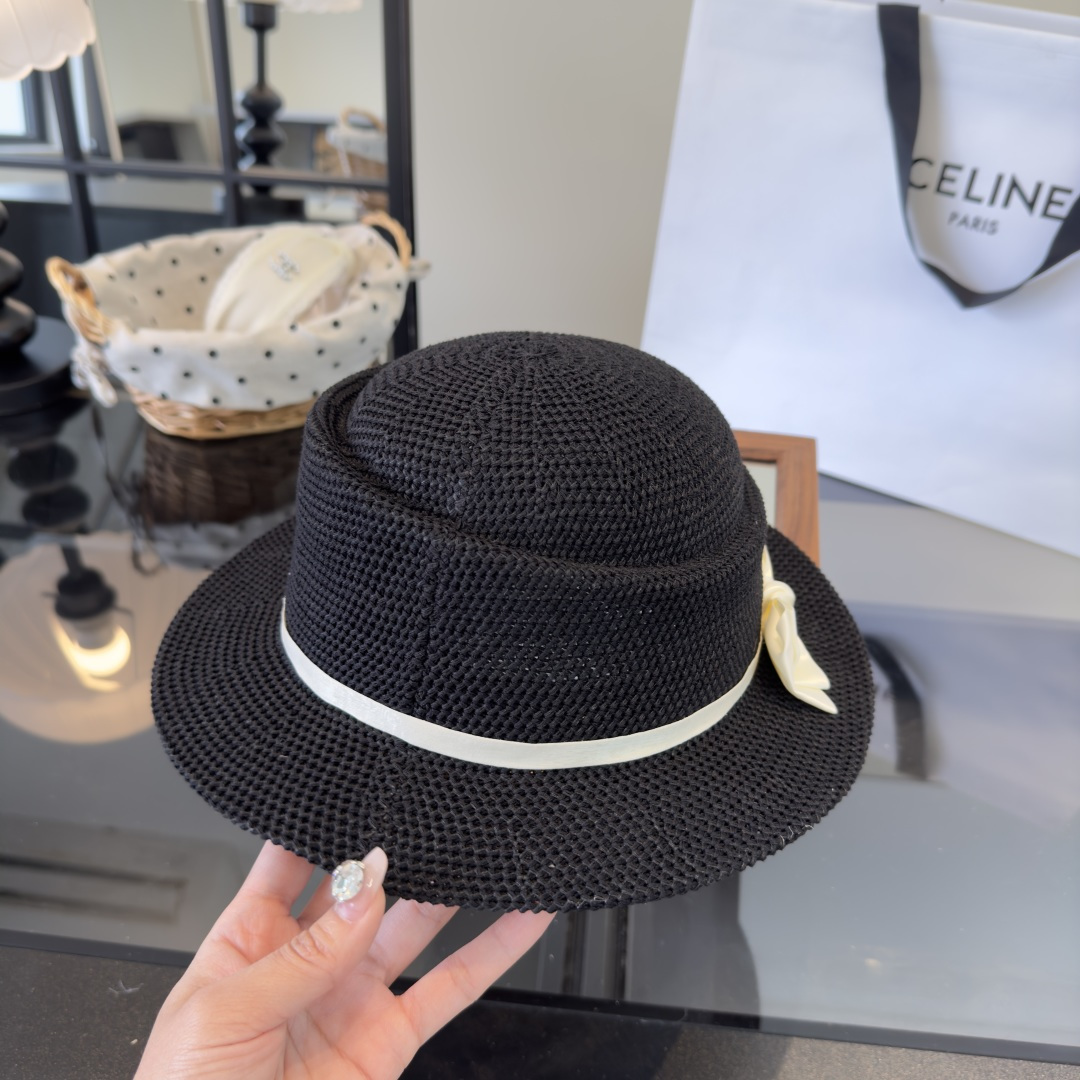 PChanel香奈儿新款蝴蝶结平顶，高端定制，头围57cm