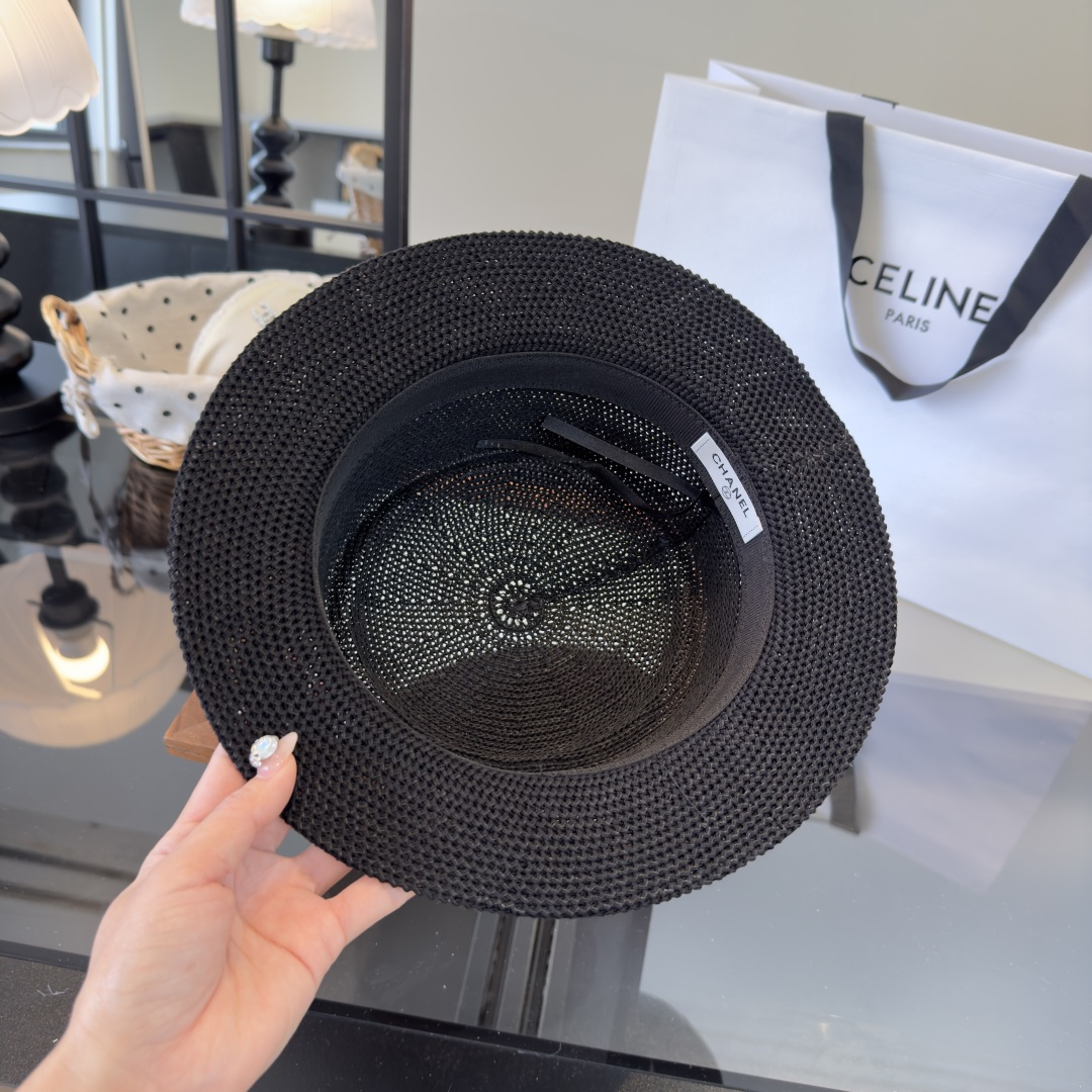 PChanel香奈儿新款蝴蝶结平顶，高端定制，头围57cm