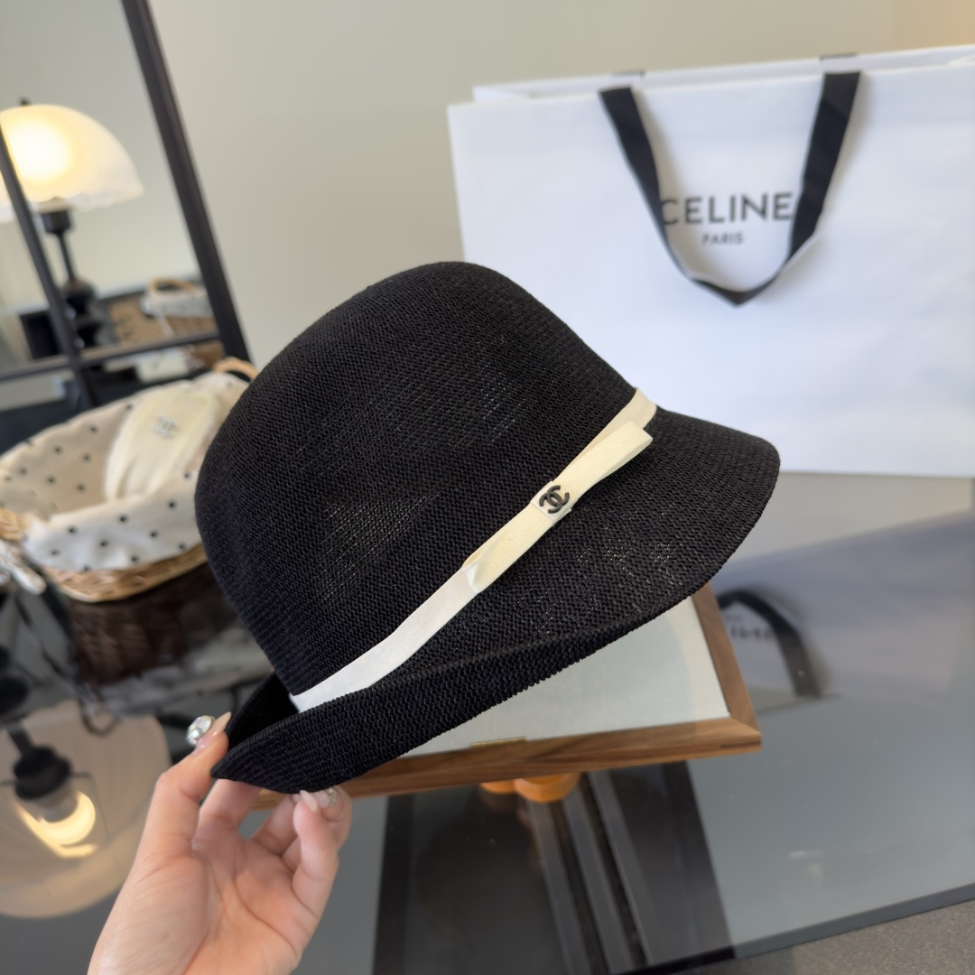 PChanel香奈儿新款卷边盆帽，高端定制，头围57cm