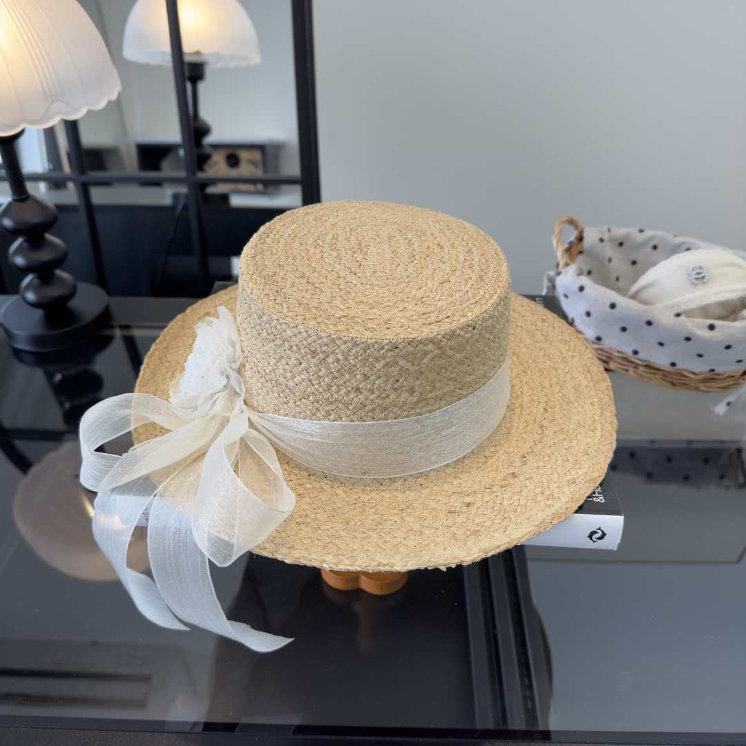 PChanel香奈儿新款名媛风平顶，网纱帽，头围57cm