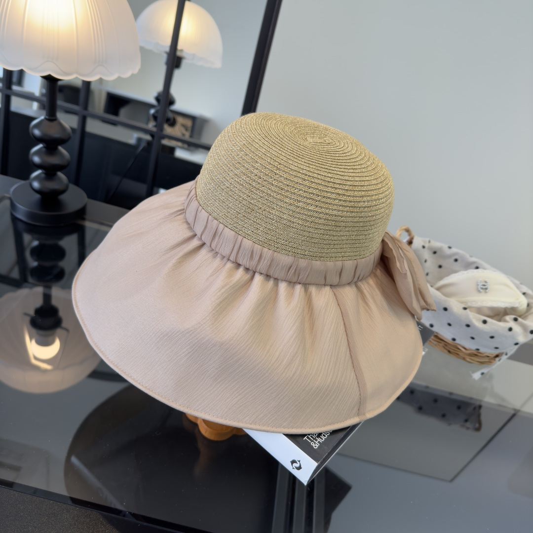 PChanel香奈儿新款蝴蝶结盆帽，高端定制，头围57cm