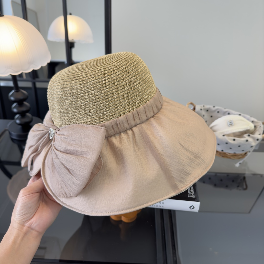 PChanel香奈儿新款蝴蝶结盆帽，高端定制，头围57cm