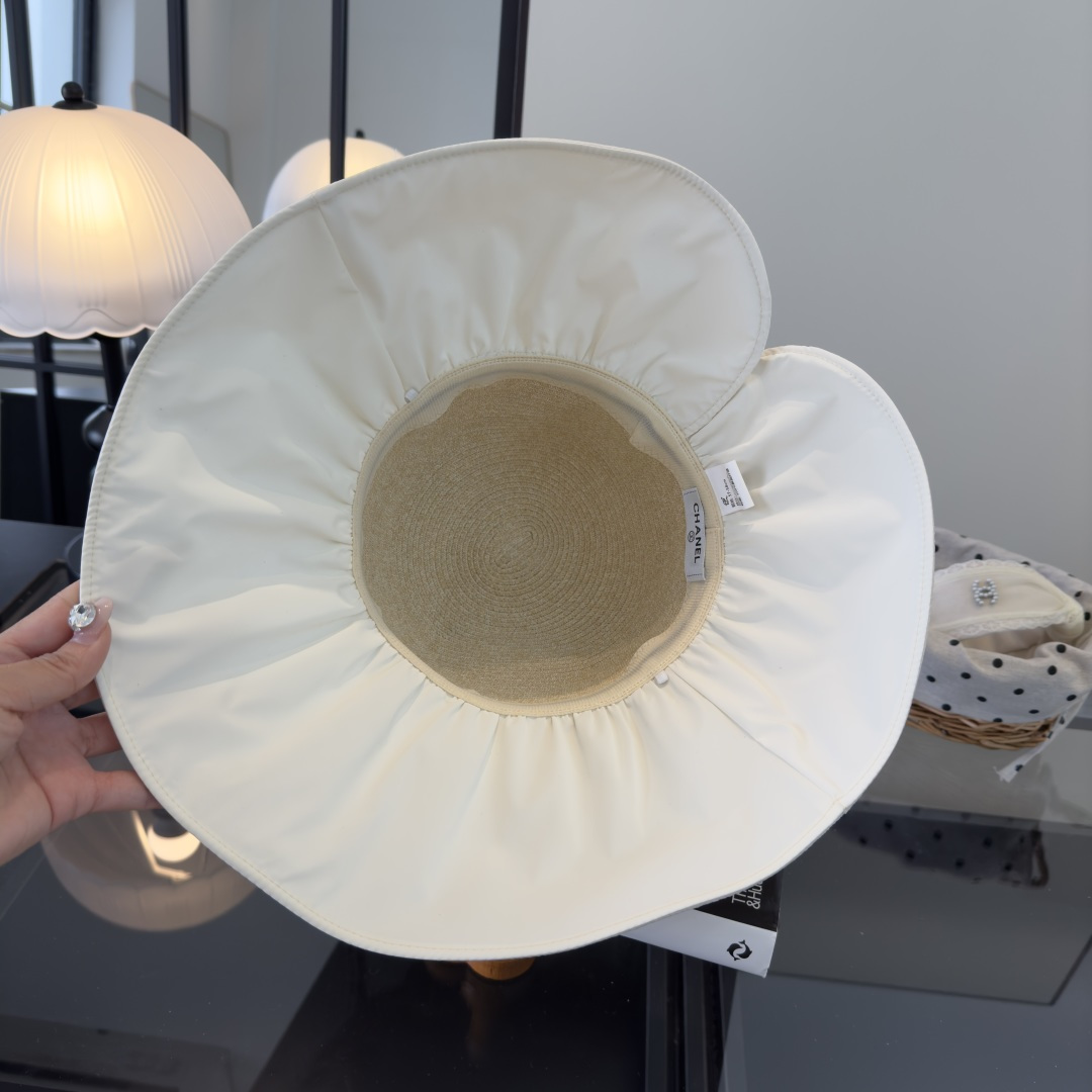 PChanel香奈儿新款蝴蝶结盆帽，高端定制，头围57cm