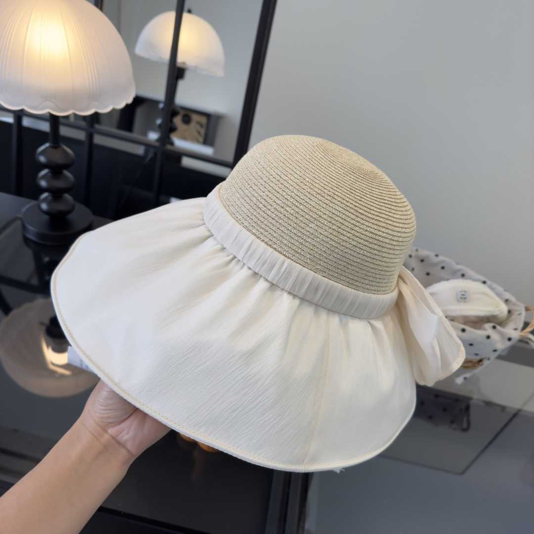 PChanel香奈儿新款蝴蝶结盆帽，高端定制，头围57cm