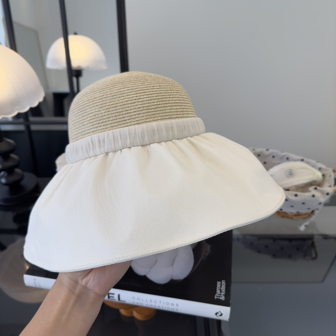 PChanel香奈儿新款蝴蝶结盆帽，高端定制，头围57cm