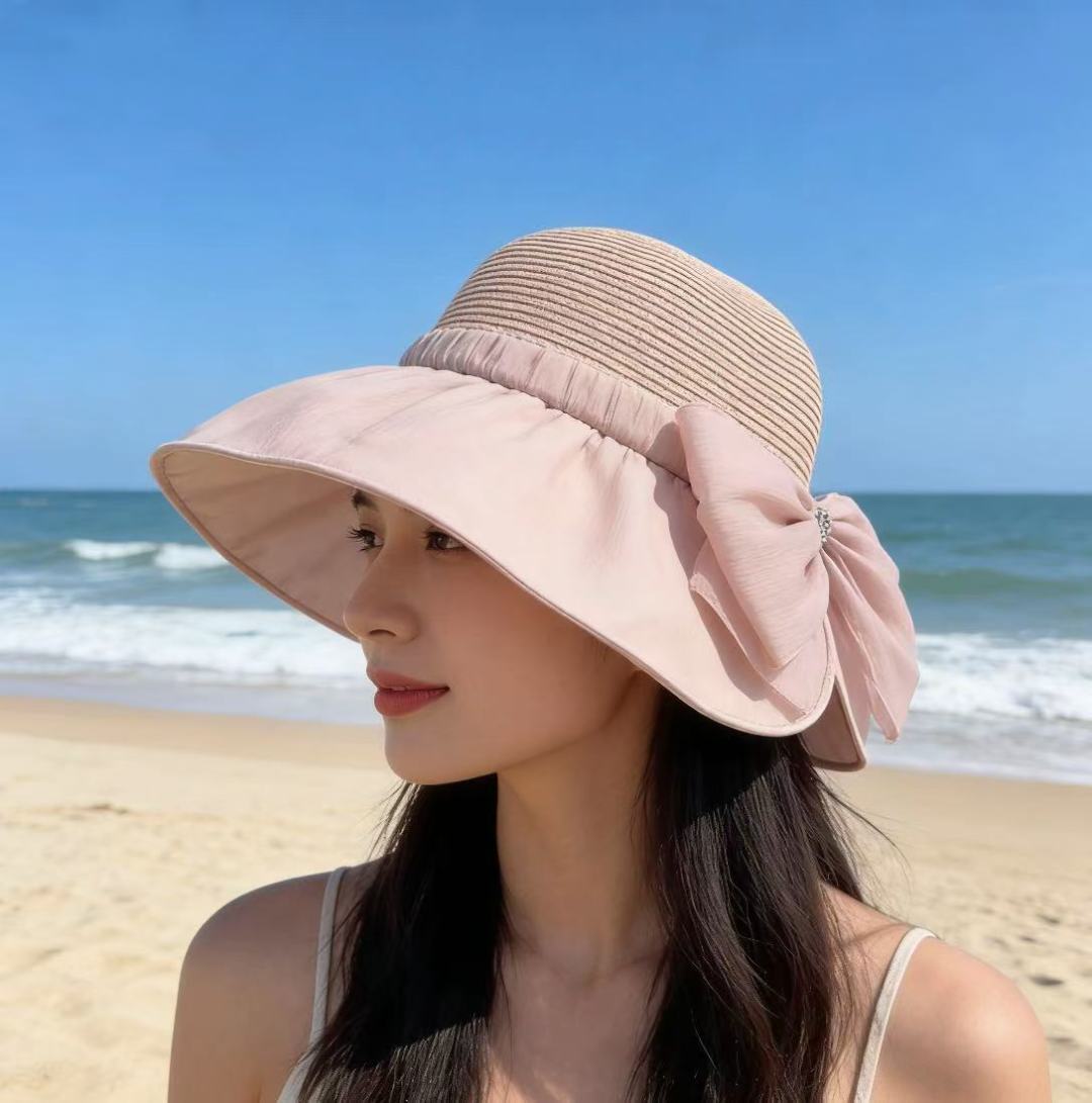 PChanel香奈儿新款蝴蝶结盆帽，高端定制，头围57cm