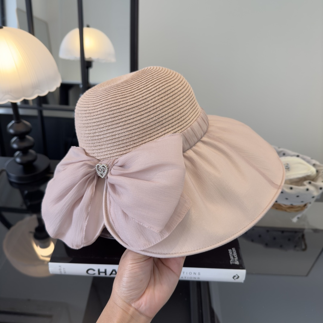 PChanel香奈儿新款蝴蝶结盆帽，高端定制，头围57cm