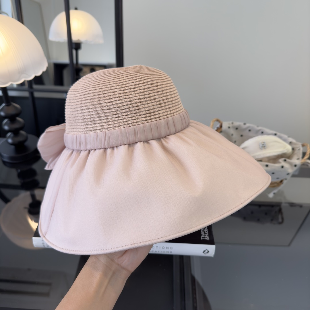 PChanel香奈儿新款蝴蝶结盆帽，高端定制，头围57cm