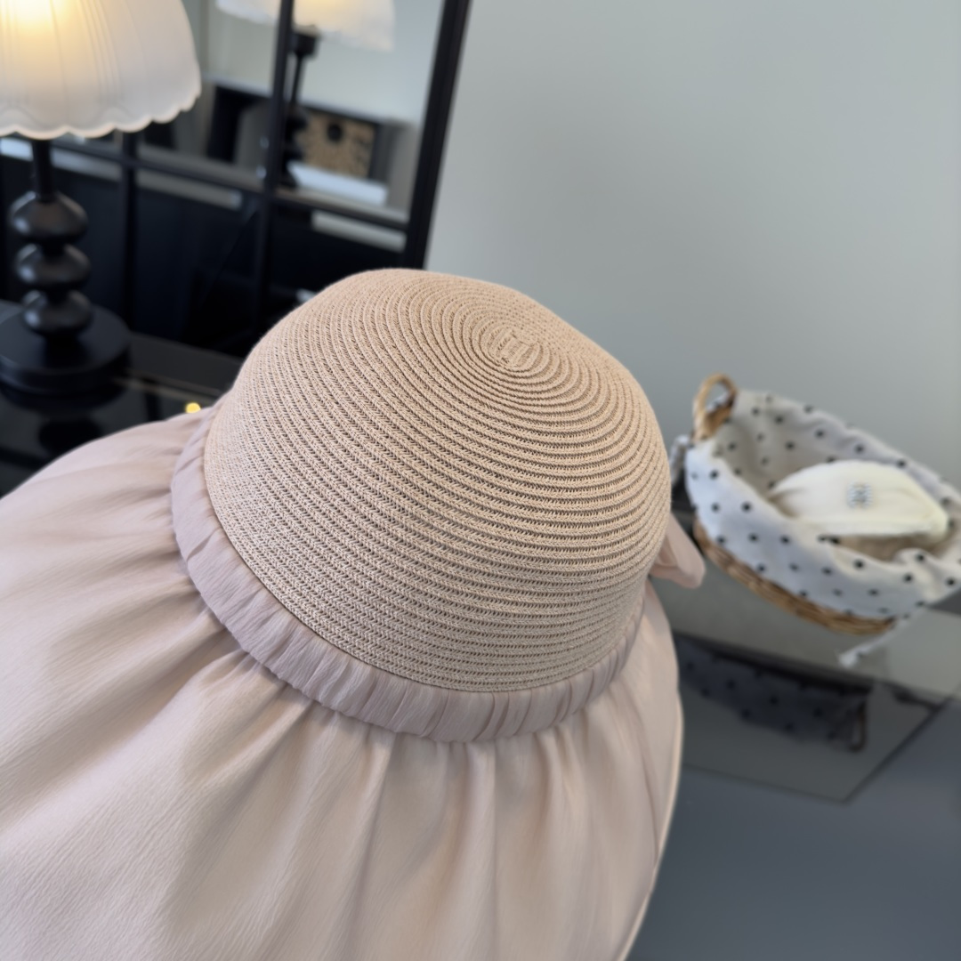 PChanel香奈儿新款蝴蝶结盆帽，高端定制，头围57cm