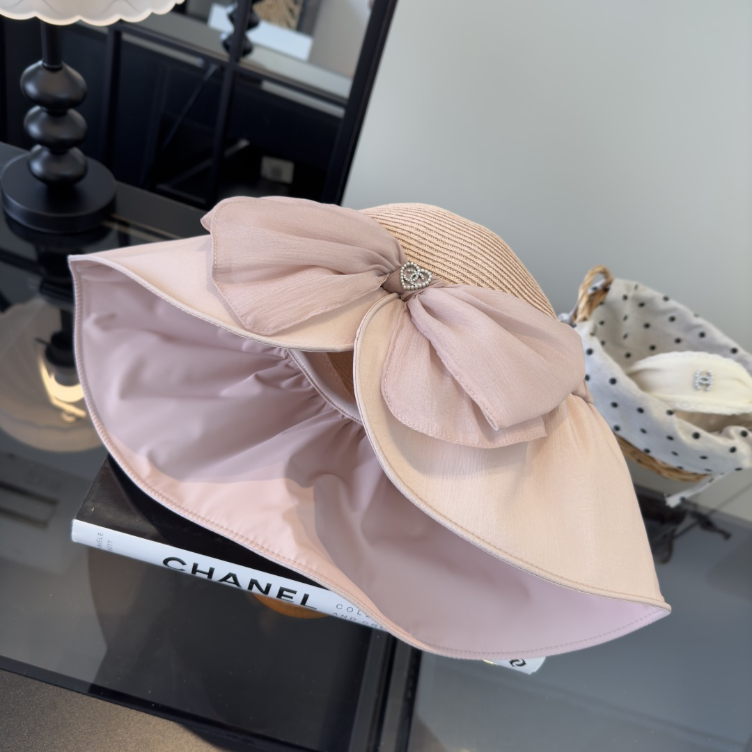 PChanel香奈儿新款蝴蝶结盆帽，高端定制，头围57cm