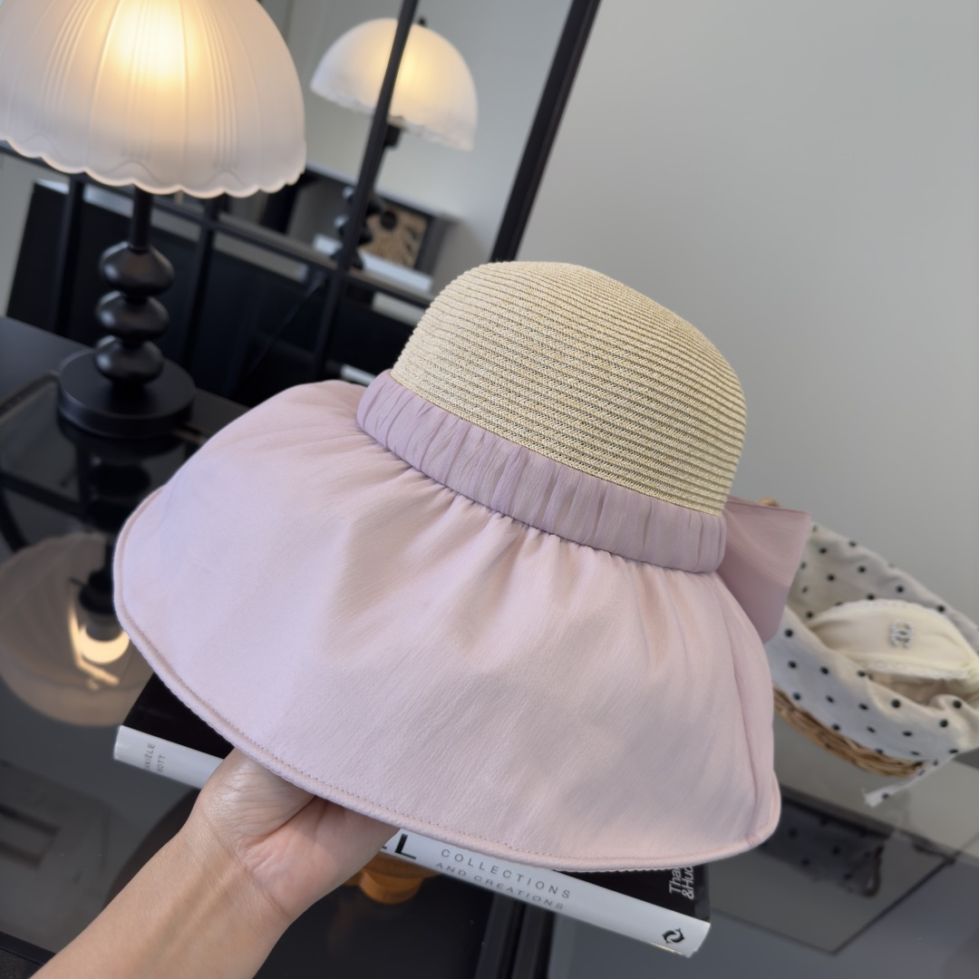 PChanel香奈儿新款蝴蝶结盆帽，高端定制，头围57cm