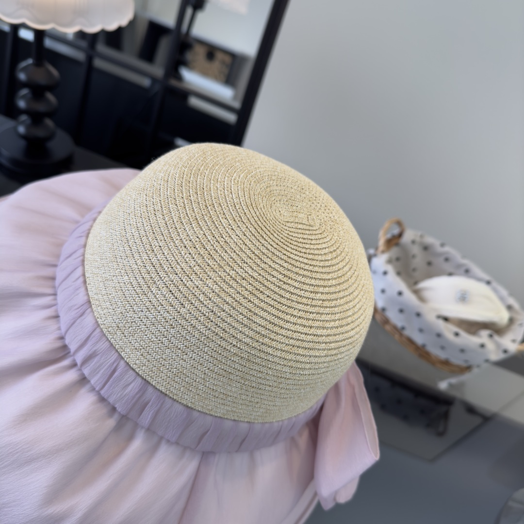 PChanel香奈儿新款蝴蝶结盆帽，高端定制，头围57cm