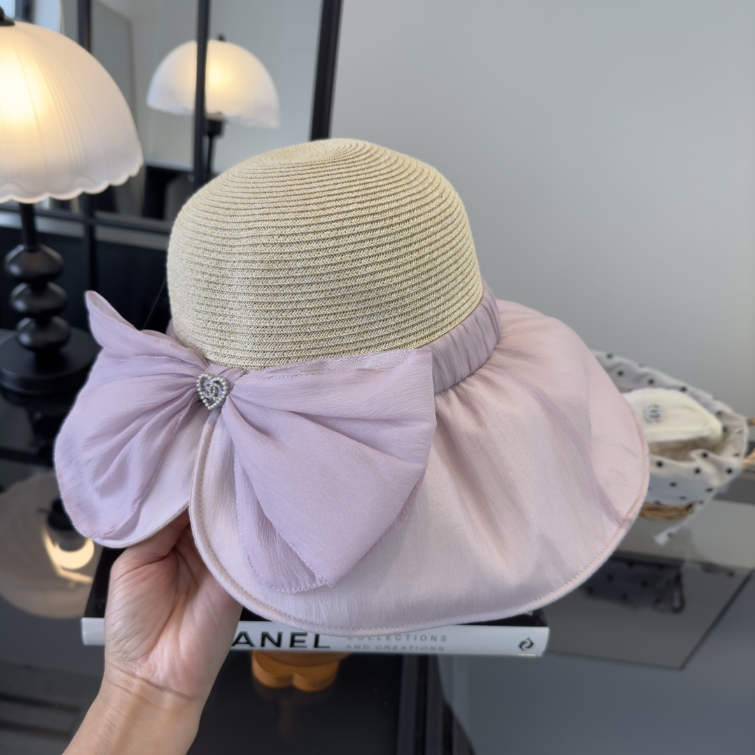 PChanel香奈儿新款蝴蝶结盆帽，高端定制，头围57cm