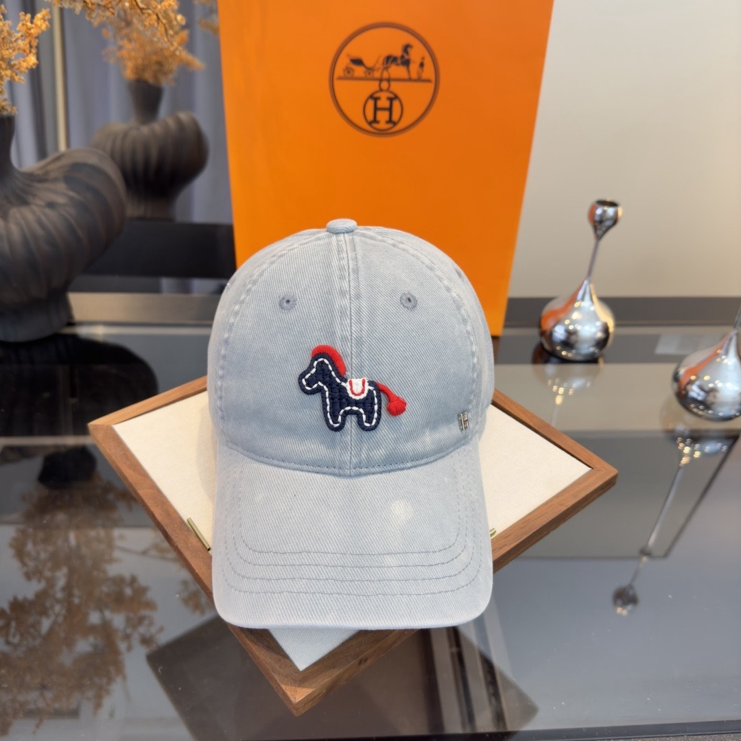 Hermès 爱马仕新款鸭舌帽，头围57cm