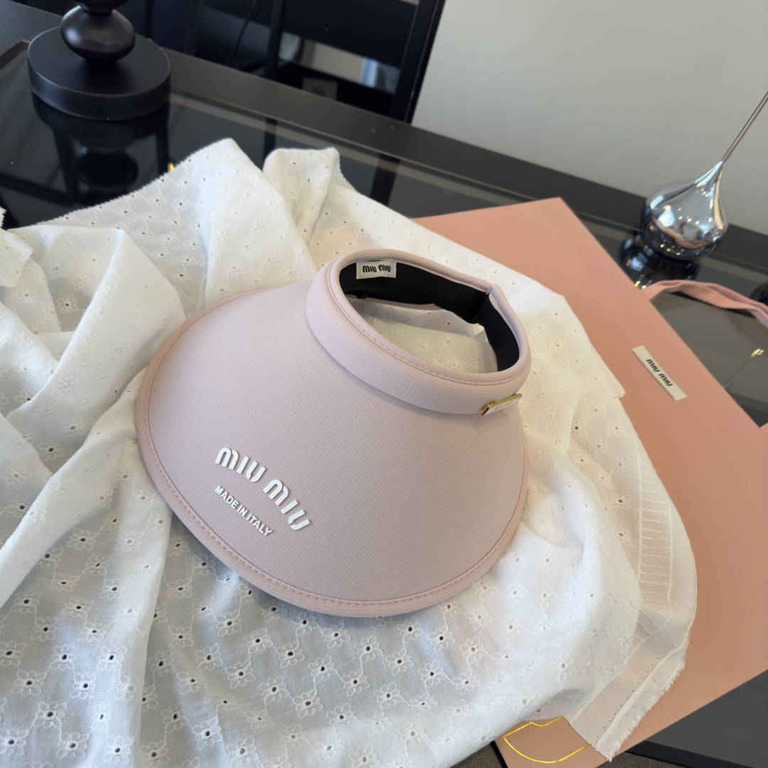 Miu Miu miumiu缪缪新款空顶发箍遮阳帽