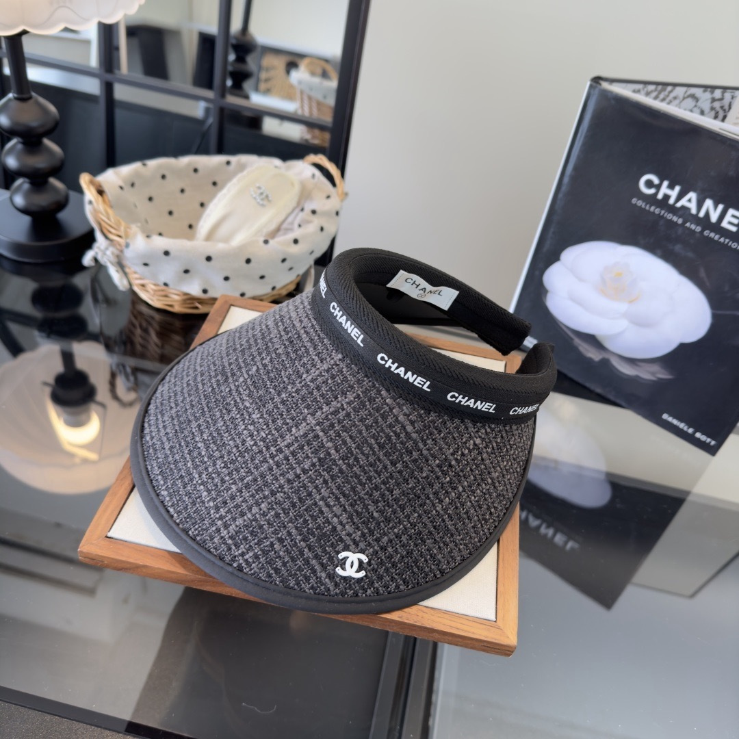 Chanel Chanel香奈儿新款空顶遮阳帽，跑量款