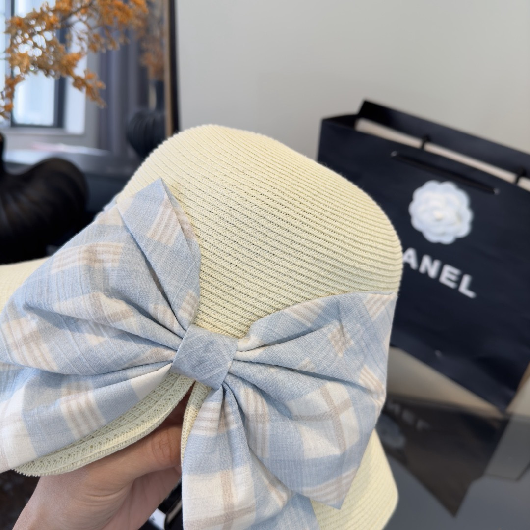 PChanel香奈儿新款草帽，日本纸草制作，跑量王，头围57cm