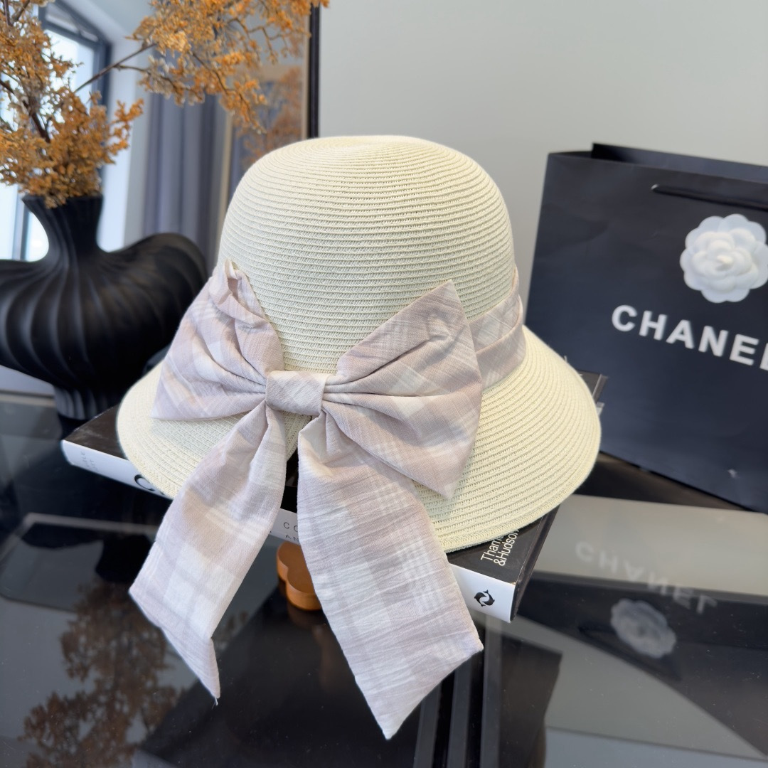 PChanel香奈儿新款草帽，日本纸草制作，跑量王，头围57cm