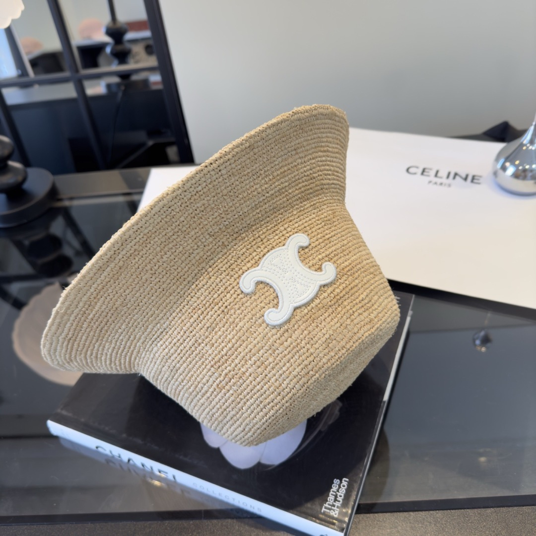 Celine Celine赛琳新款夏款礼帽，草帽，小清新 头围57cm