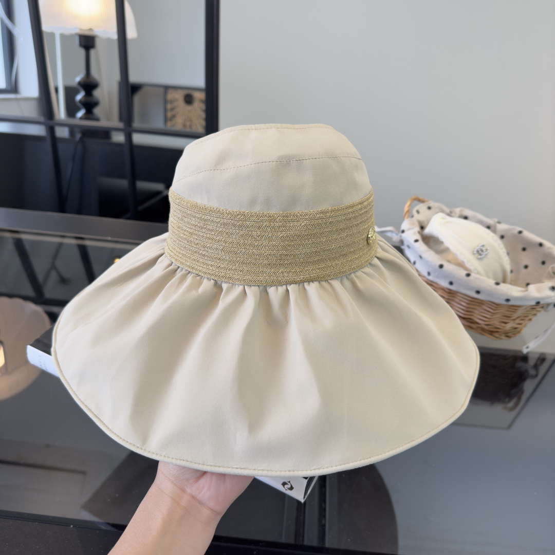 Chanel Chanel香奈儿空顶渔夫帽，加强防紫外线，可折叠高端定制，头围57cm