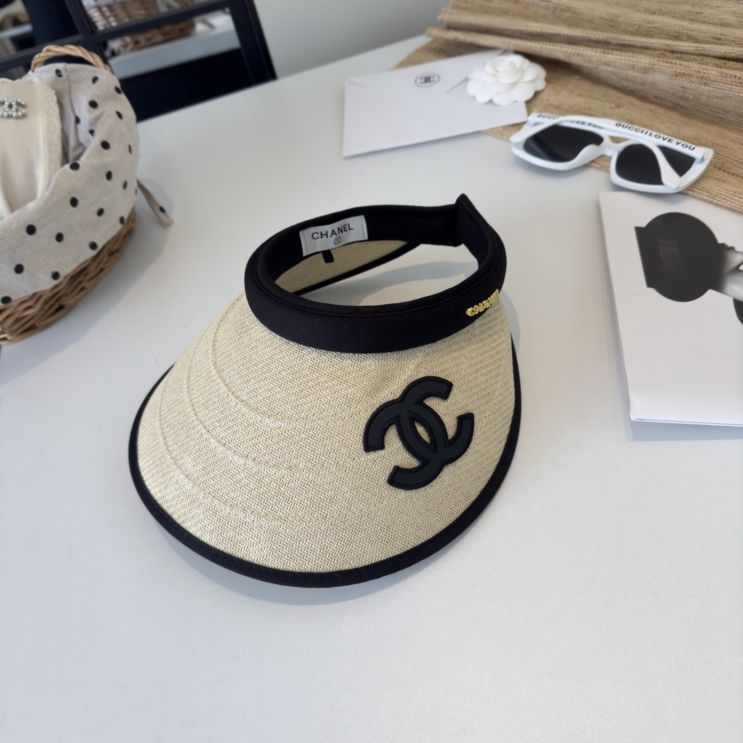 NO:743104,Chanel Chanel new empty top sun hat, head circumference 57cm hat straw hat fisherman hat baseball cap, hat, chanel, chanel, espadrilles, hats19860909Chanel香奈儿新款空顶遮阳帽,头围57cm帽子草帽渔夫帽棒球帽,帽子,chanel,chanel,espadrilles,hats,hat