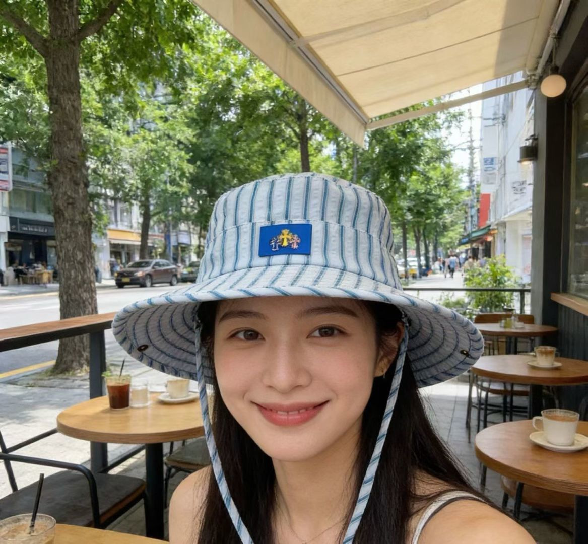 NO:743003,Chrome hearts new fisherman hat, striped hat, head circumference 57cm hat straw hat fisherman hat baseball cap, hat, chrome hearts, espadrilles, hats19860909克罗心新款渔夫帽,条纹帽,头围57cm帽子草帽渔夫帽棒球帽,帽子,chrome hearts,espadrilles,hats,hat