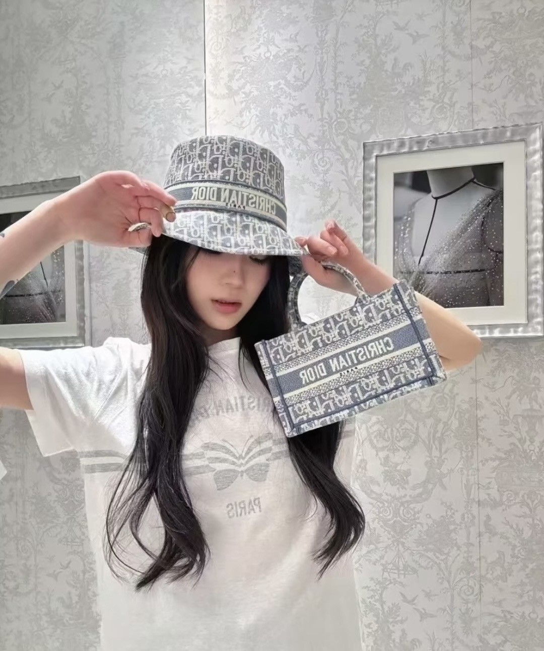 NO:743034,Dior Dior new bucket hat hat straw hat bucket hat baseball cap, hat, dior, dior, espadrilles, hats19860909Dior迪奥新款渔夫帽帽子草帽渔夫帽棒球帽,帽子,dior,dior,espadrilles,hats,hat
